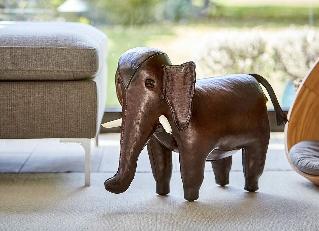 Elephant | Hand Crafted Leather Animals | Omersa & Co