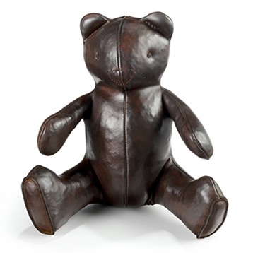 leather teddy bear